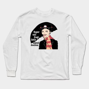 Mary Poppins Julie Andrews fan art Long Sleeve T-Shirt